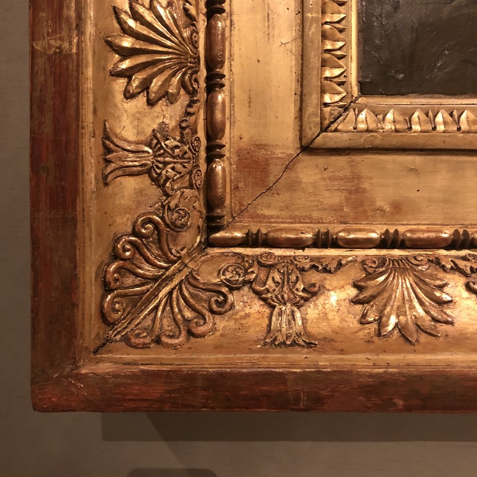Raphael, Deposizione (framed, detail), 1507, oil on panel, 178.5 x 174.5 cm. Rome, Galleria Borghese (inv. 369). Photo: Julia Vázquez