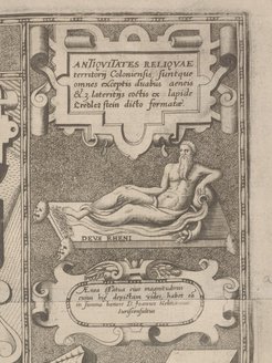 Arnold Mercator, COLONIA AGRIPPINA EXACTISSIME DESCRIPTA, 1571, copperplate engraving, 110 × 173 cm, National Library of Sweden, Inv. KoB DelaG 151, Detail of the rightside margin.