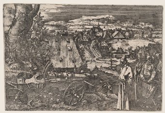 Albrecht Dürer, Landscape with a Cannon (with the rust marks), 1518, etching printed in black ink from iron plate on laid paper, 22 x 32.5 cm. Cambridge, MA. Harvard University Art Museums, Inv. G1113 (Photo Harvard University Art Museums). Albrecht Dürer, Landscape with a Cannon (with the rust marks), 1518, etching printed in black ink from iron plate on laid paper, 22 x 32.5 cm. Cambridge, MA. Harvard University Art Museums, Inv. G1113 (Photo Harvard University Art Museums).