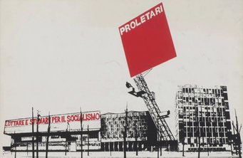 Affiche created by the Student Movement of Politecnico of Milan, 1972 Affiche created by the Student Movement of Politecnico of Milan, 1972