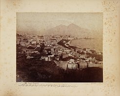 Giorgio Sommer, Napoli Panorama (n. 1102), undated, photograph pasted in an album. Istanbul University Head Office of Library and Documentation, Department of Rare Works Library, YSKH.YA.91452.