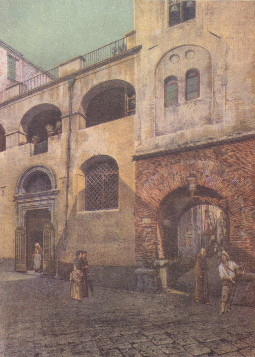 Façade of Santa Maria a Piazza, in R. D’Ambra, Napoli antica, Napoli 1889, tav. XXIV.