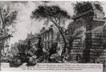 Giovanni Battista Piranesi, Veterum Aquae Marciae ductuum, print, ca. 1762 Giovanni Battista Piranesi, Veterum Aquae Marciae ductuum, print, ca. 1762