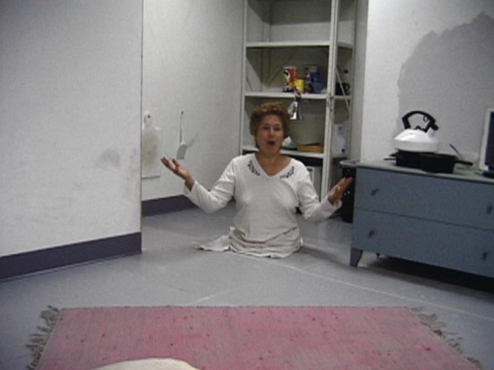 Jacek Malinowski, video"PółKobieta HalfAWoman", 2001, Collection of Zachęta – National Gallery of Art