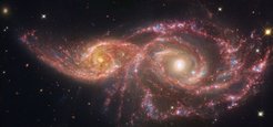 Galaxies IC 2163 and NGC 2207 (JWST and Hubble Telescope), 31.10.2024, digital image. NASA, ESA, CSA, and STScI (Link: https://webbtelescope.org/contents/media/images/2024/136/01J9RRG5672MP4BPRFG31ARSV6 (last accessed on 22.11.2024)