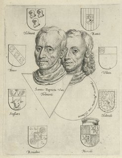 Portraits of Jan Baptista (in the front) and Franciscus Mercurius van Helmont, by Cornelis de Man, paper, 1648. © Rijksmuseum Amsterdam