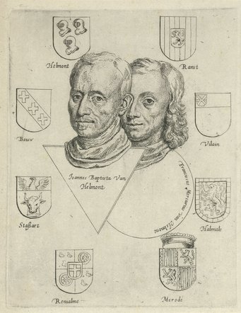 Portraits of Jan Baptista (in the front) and Franciscus Mercurius van Helmont, by Cornelis de Man, paper, 1648. © Rijksmuseum Amsterdam Portraits of Jan Baptista (in the front) and Franciscus Mercurius van Helmont, by Cornelis de Man, paper, 1648. © Rijksmuseum Amsterdam