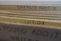 Erza Pound Archives, Addition, Beinecke Library, Yale University, New Haven, author: Eduardo Jorge de Oliveira