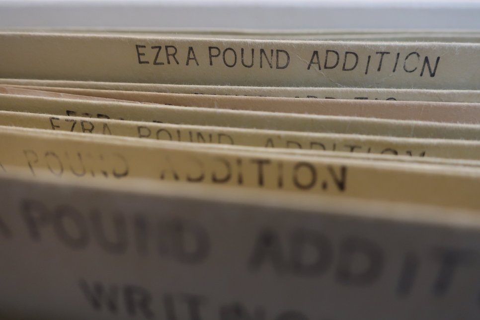 Erza Pound Archives, Addition, Beinecke Library, Yale University, New Haven, author: Eduardo Jorge de Oliveira