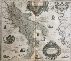 Giovanni Antonio Magini, Regno di Napoli, 1632 (Bibliotheca Hertziana).