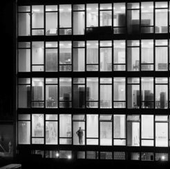Peter Scheier. Administrative Tower of the National Congress, Esplanade of Ministries, Brasília, Federal District, 1960. Gelatin silver print Photography. IMS Collection. Availible at: https://ims.com.br/2019/02/03/arquivo-peter-scheier-brasilia/