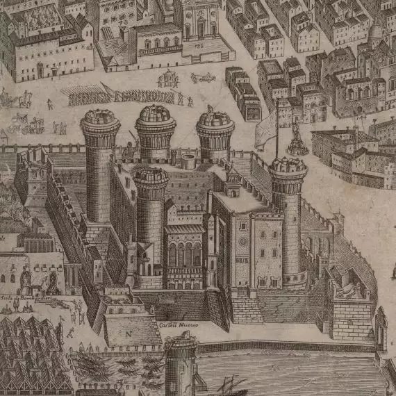 Alessandro Baratta, "Fidelissimae Urbis Neapolitanae […] accurata et nova Delineatio", 1670 (Detail)