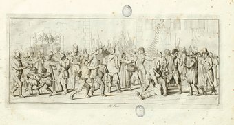 Hjalmar Mörner, Il Carnevale di Roma - Il Corso, 1820. Rome, Bibliotheca Hertziana (Photo Bibliotheca Hertziana) Hjalmar Mörner, Il Carnevale di Roma - Il Corso, 1820. Rome, Bibliotheca Hertziana (Photo Bibliotheca Hertziana)